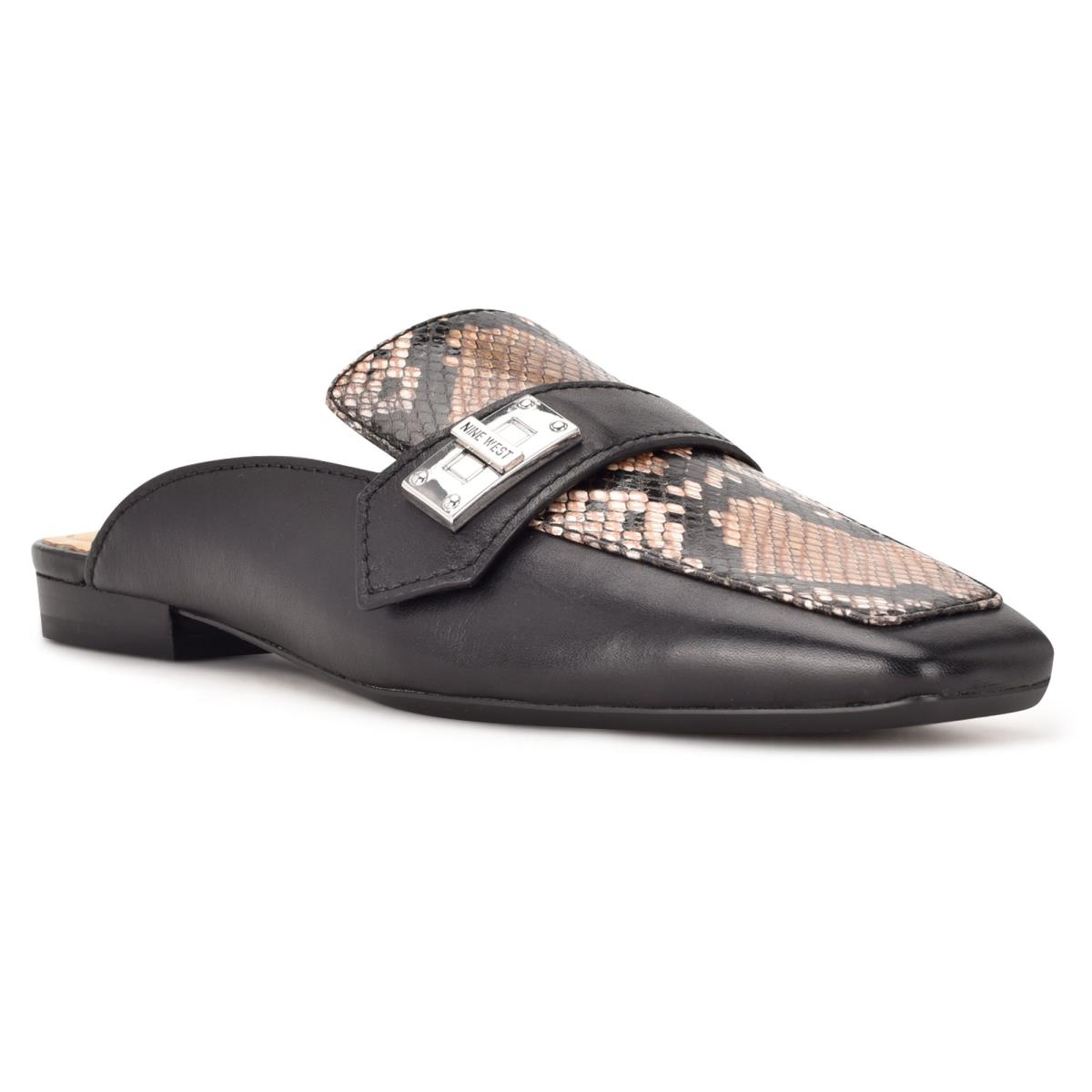 Nine West Neat 9x9 Loafer Negras Beige Serpent | 8429SAOVW