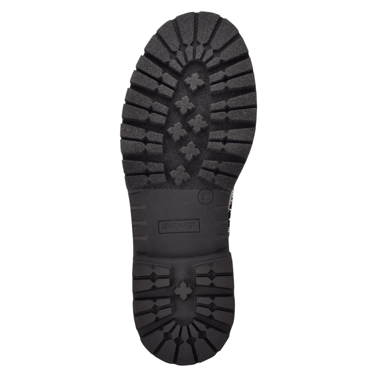 Nine West Pike Combat Lug Sole Negras | 3698LXBZC