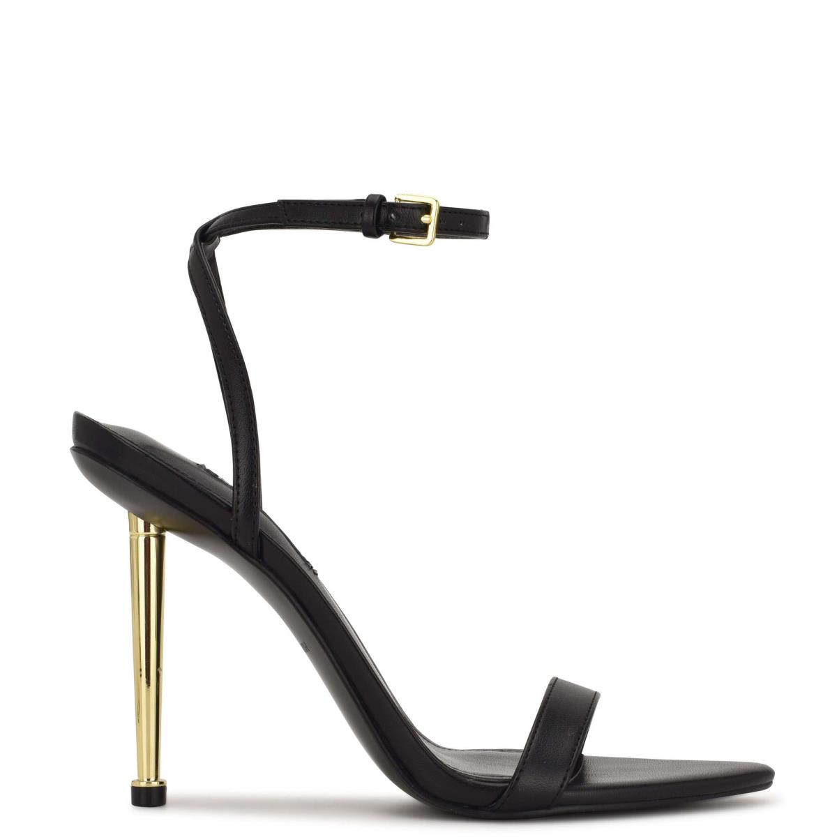 Nine West Reina Ankle Negras | 7861EYTUM