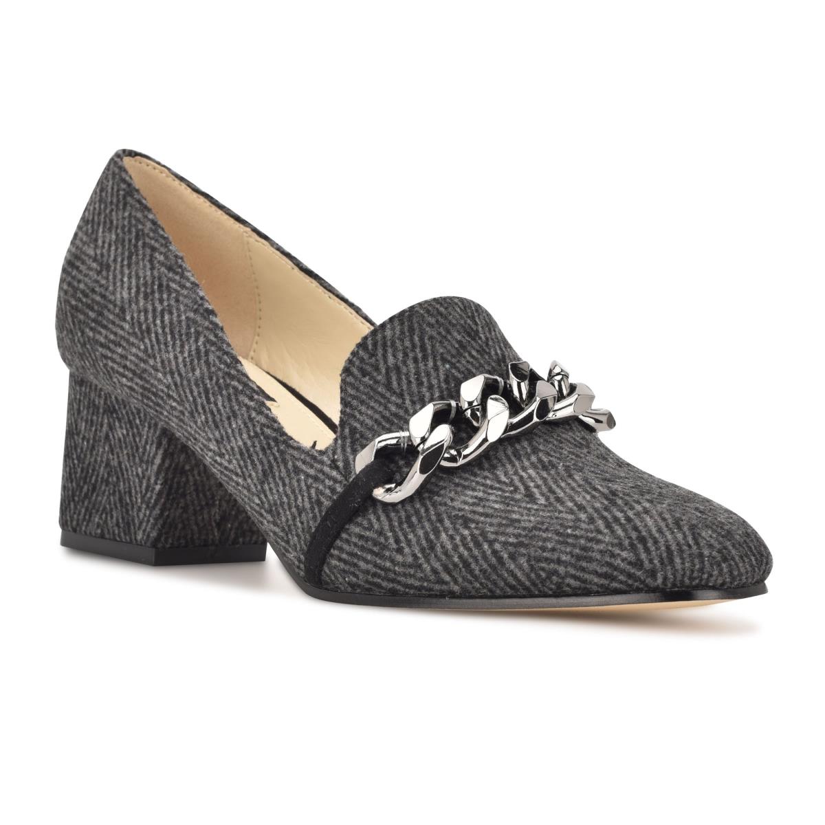 Nine West Remal Heeled Gris | 6094CEALX