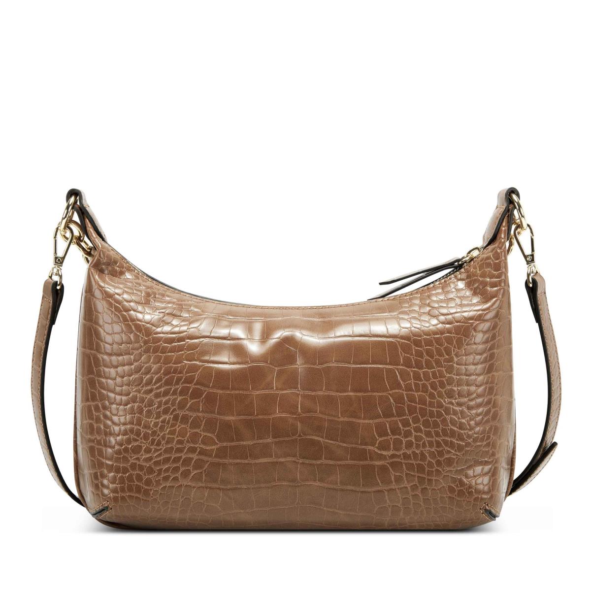 Nine West Ronnie Top Zip Shoulder Bag Marrones | 6349VJOPY