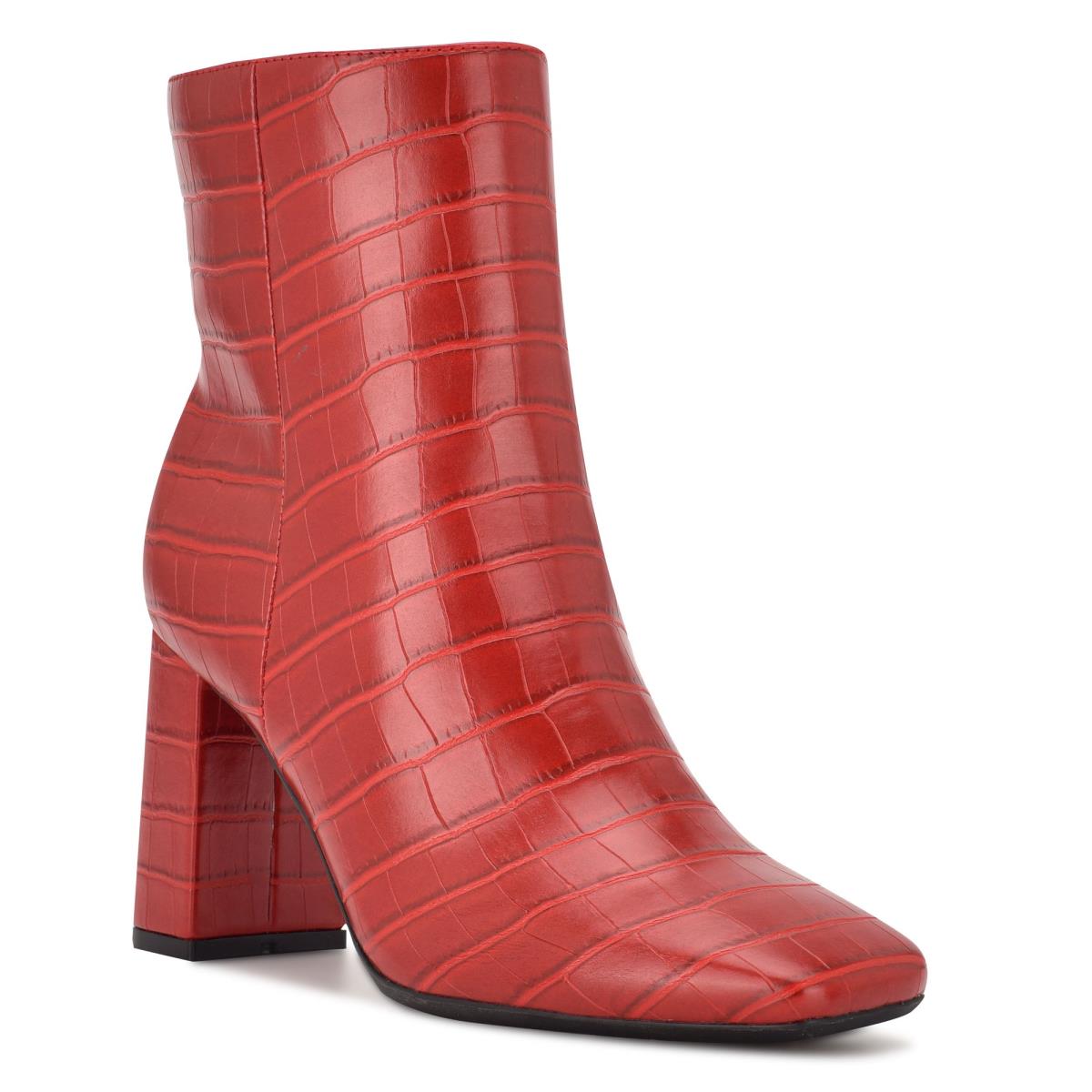 Nine West Sardo 9x9 Heeled Rojas | 9658VWTCS