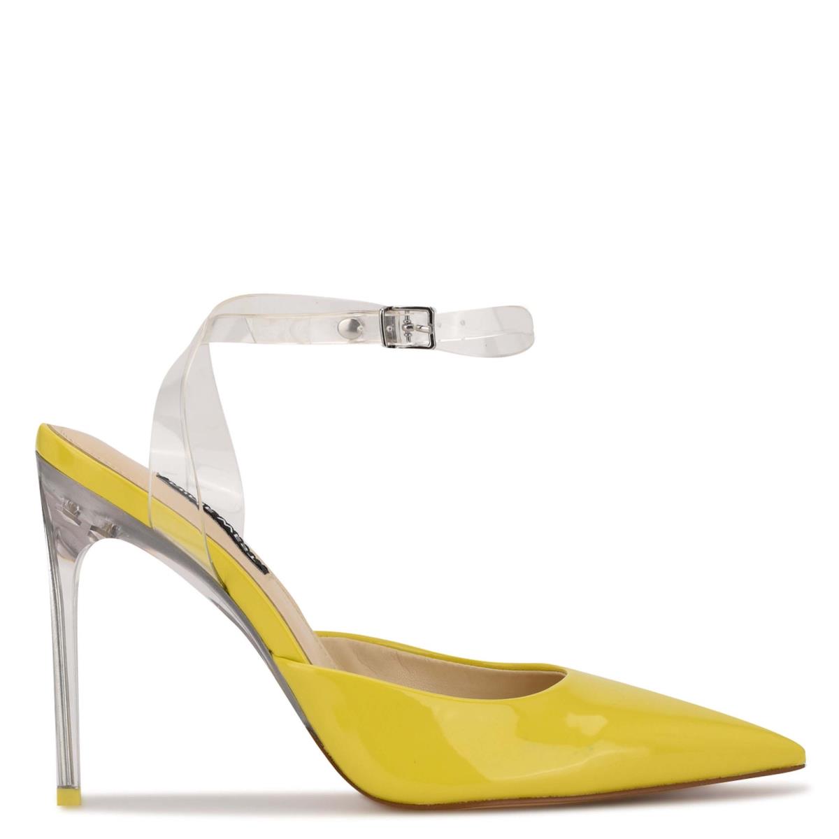 Nine West Sparkea Ankle Strap Amarillo | 8063GKCBV