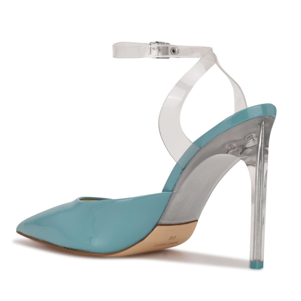 Nine West Sparkea Ankle Strap Azules | 7906AICNK