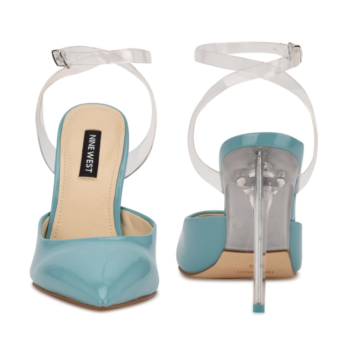 Nine West Sparkea Ankle Strap Azules | 7906AICNK