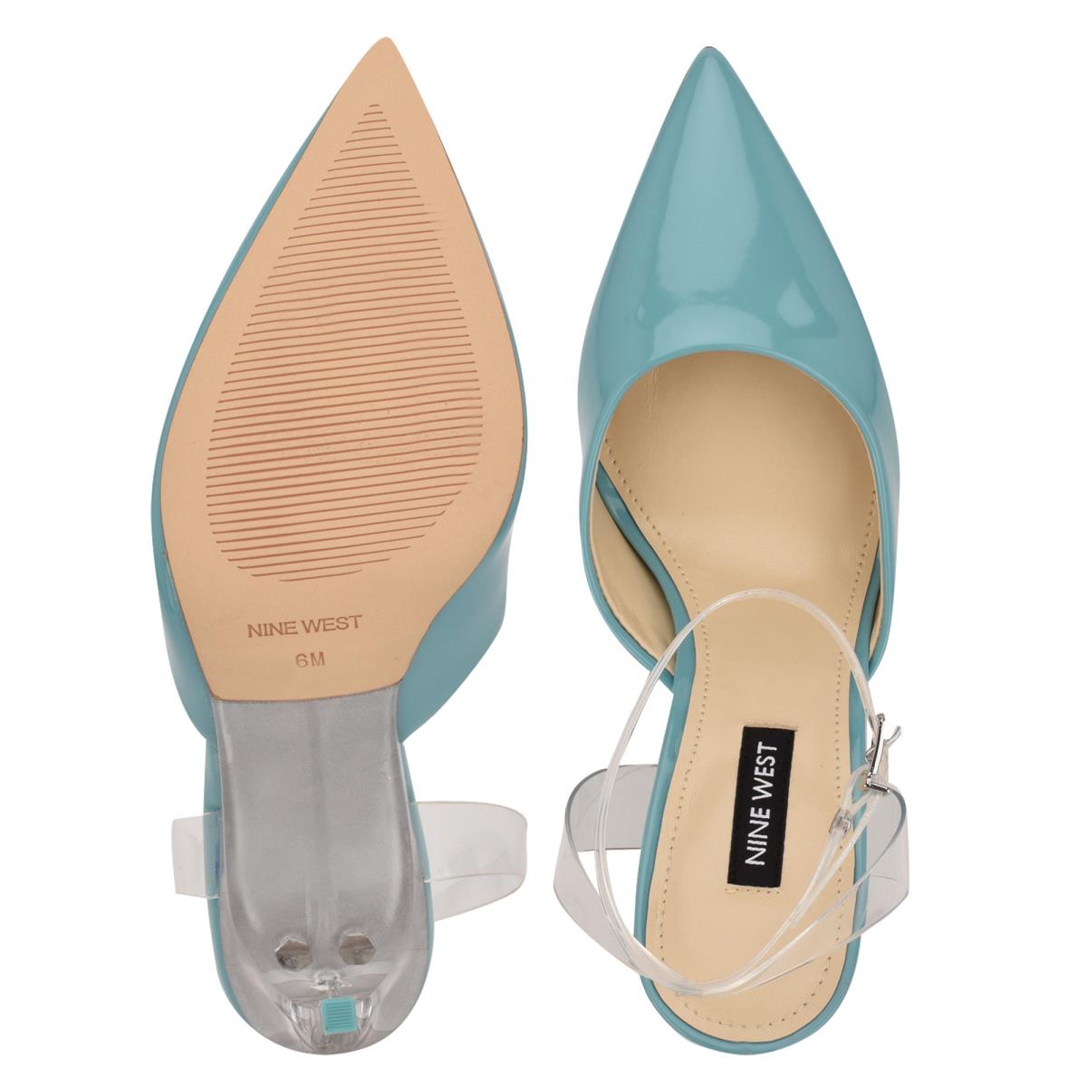 Nine West Sparkea Ankle Strap Azules | 7906AICNK