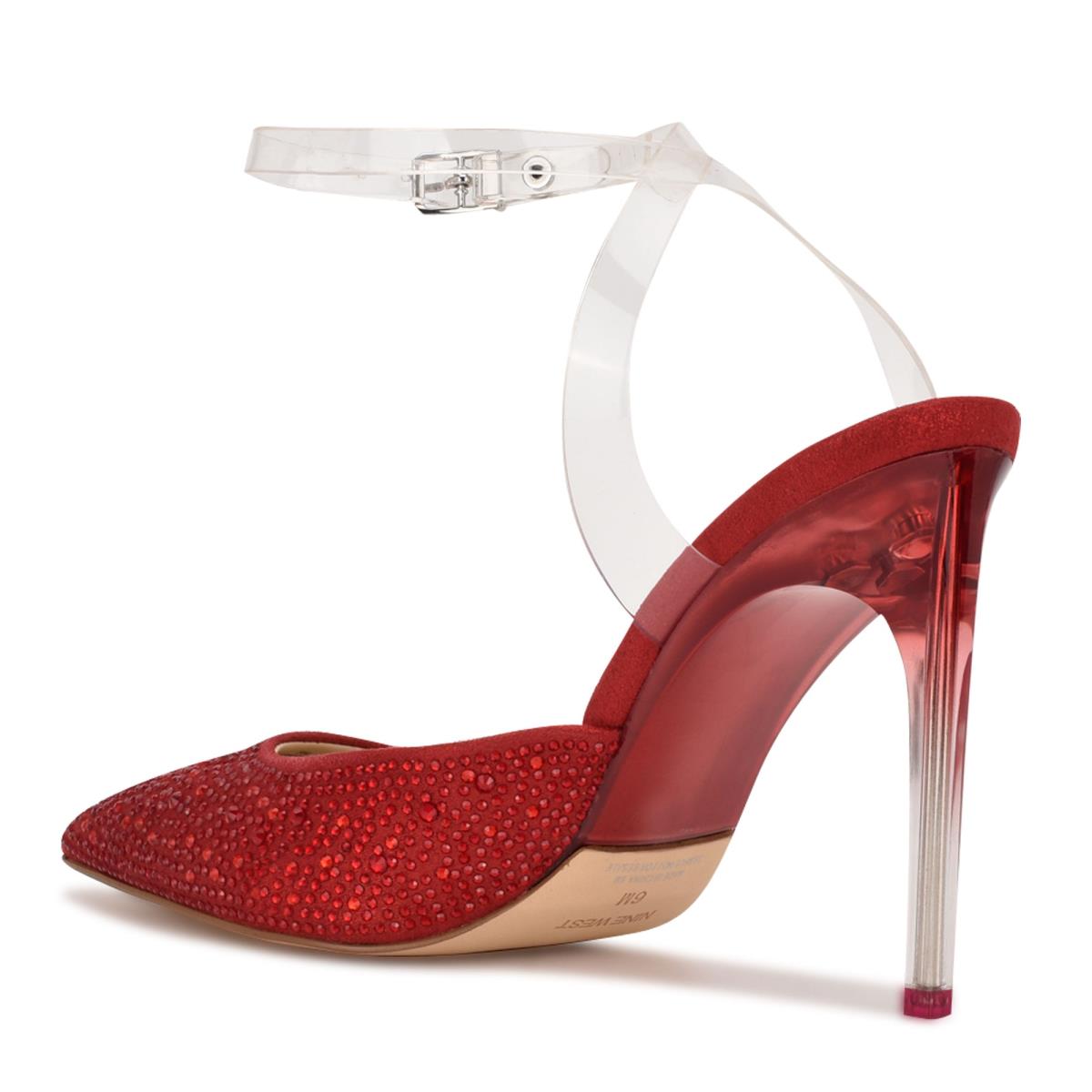 Nine West Sparkel Ankle Strap Rojas | 4596ZQPTM