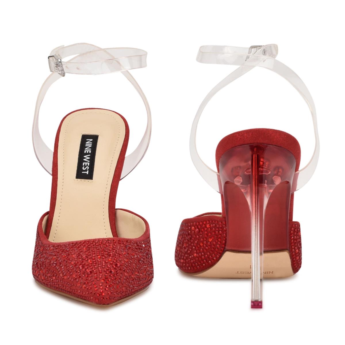 Nine West Sparkel Ankle Strap Rojas | 4596ZQPTM