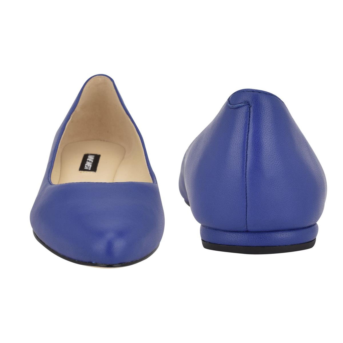 Nine West Speakup Almond Toe Azul Marino | 1052CYZVG