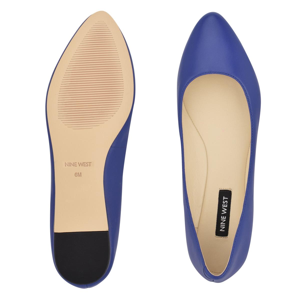 Nine West Speakup Almond Toe Azul Marino | 1052CYZVG