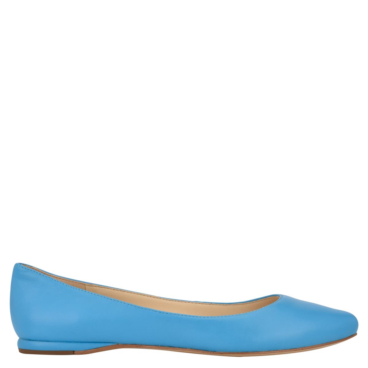 Nine West Speakup Almond Toe Azules | 1367CLNKH