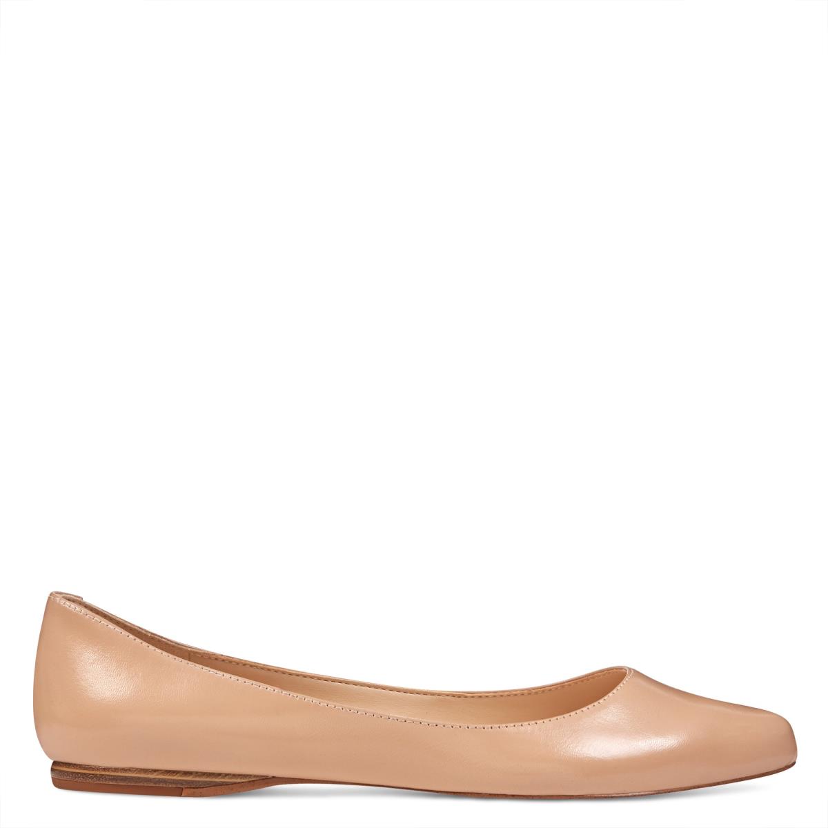 Nine West Speakup Almond Toe Beige | 7605ARKOB