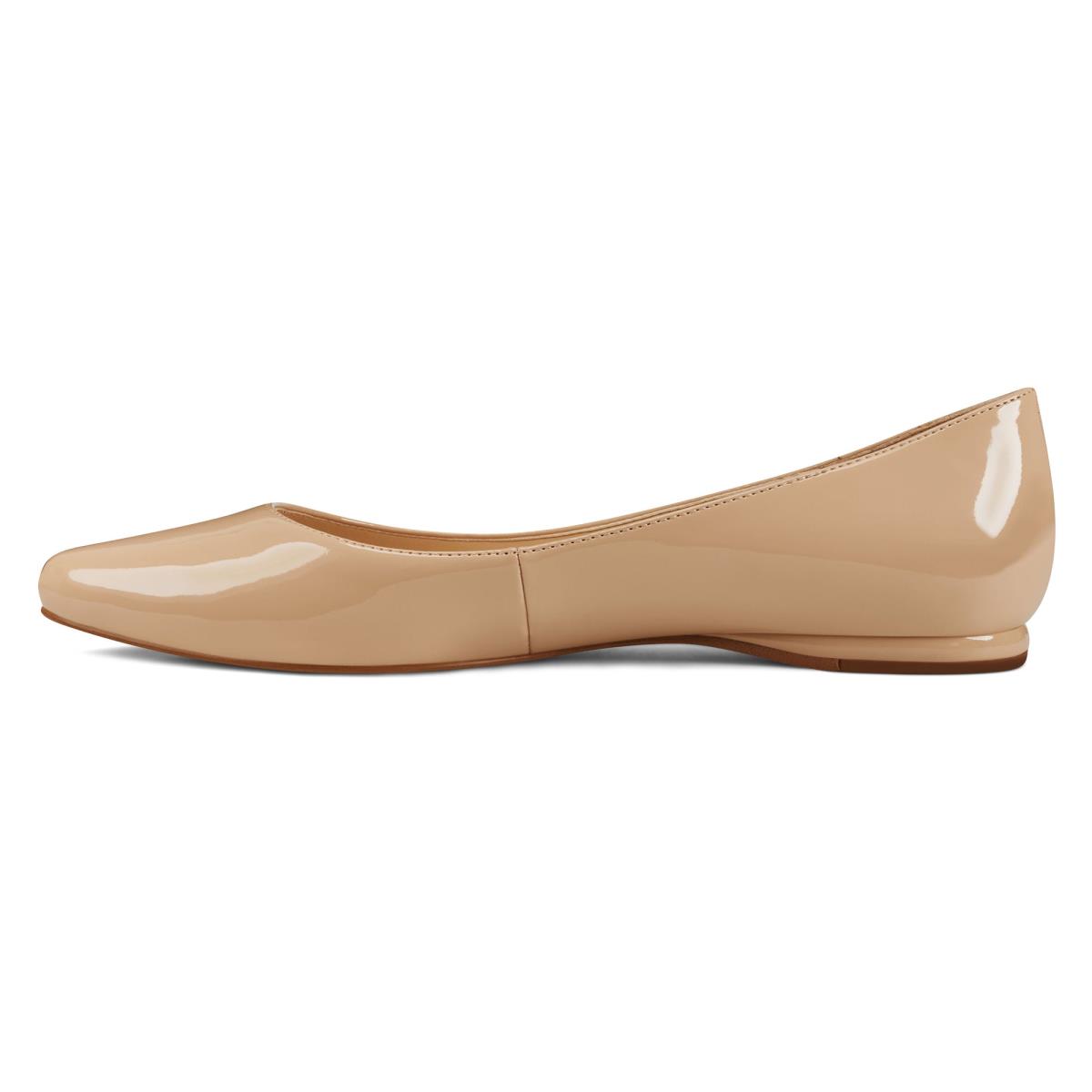 Nine West Speakup Almond Toe Beige Claro | 0583JWQAO