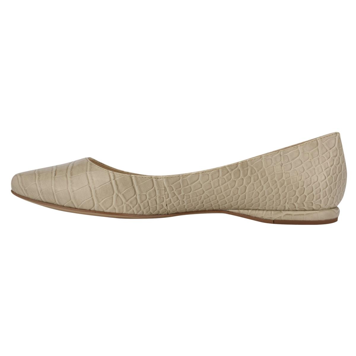 Nine West Speakup Almond Toe Gris Serpent | 8410AUHOL