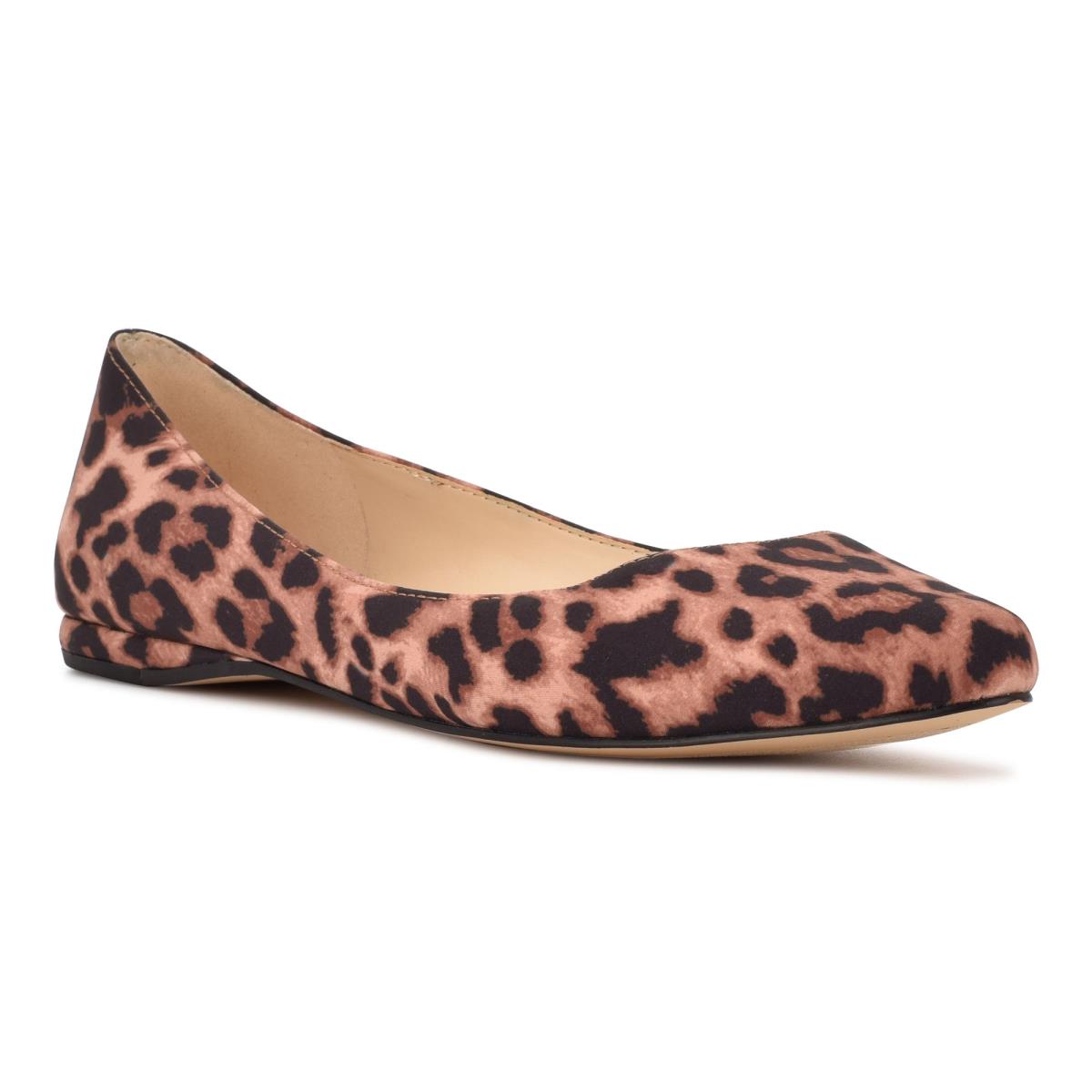 Nine West Speakup Almond Toe Leopardo | 9841MKWZO