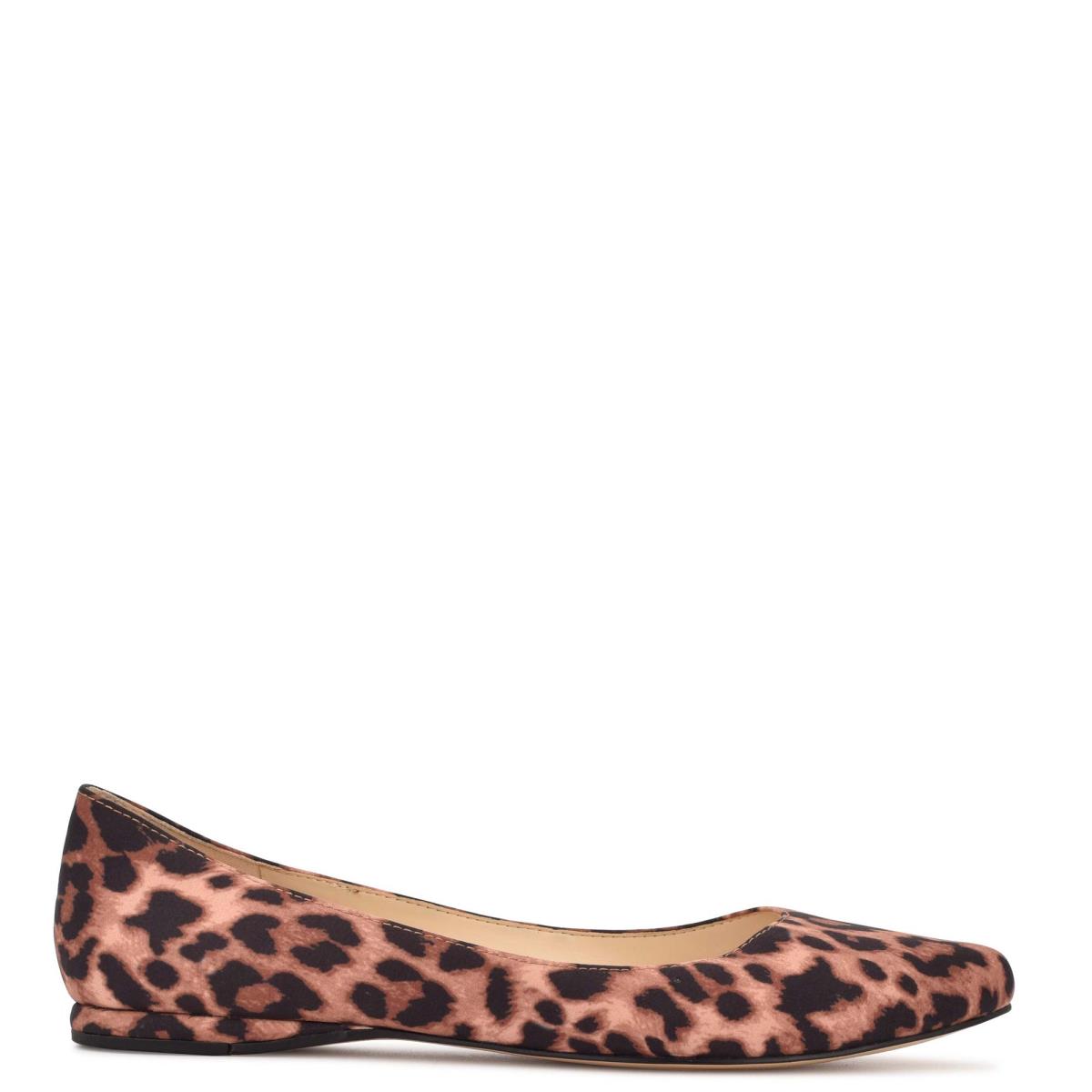 Nine West Speakup Almond Toe Leopardo | 9841MKWZO