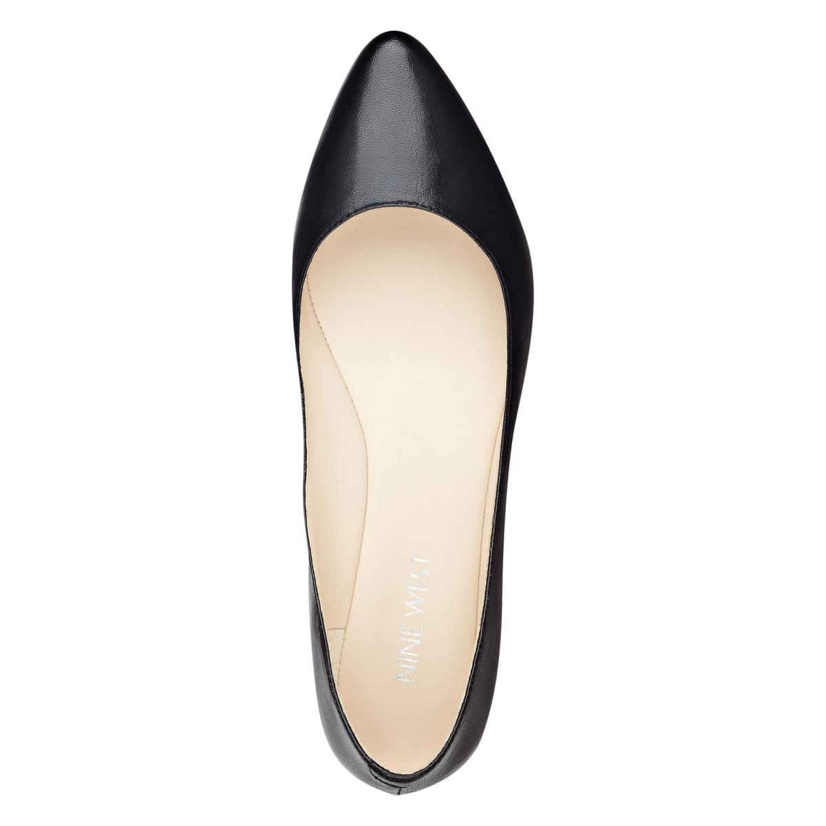 Nine West Speakup Almond Toe Negras | 5260BIMLS