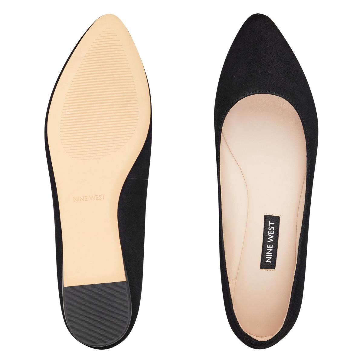 Nine West Speakup Almond Toe Negras | 6532OHLIC