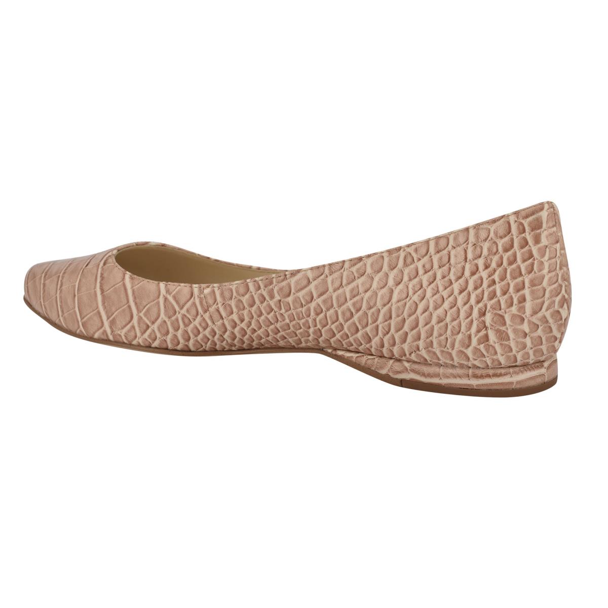 Nine West Speakup Almond Toe Rosas Serpent | 9421UTVMS