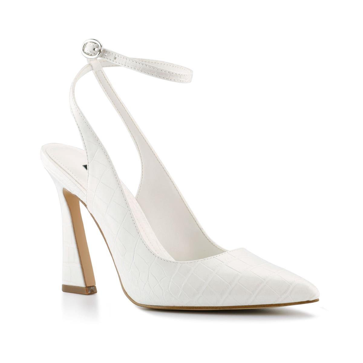 Nine West Tabita Ankle Strap Dress Beige | 0375MGDWN