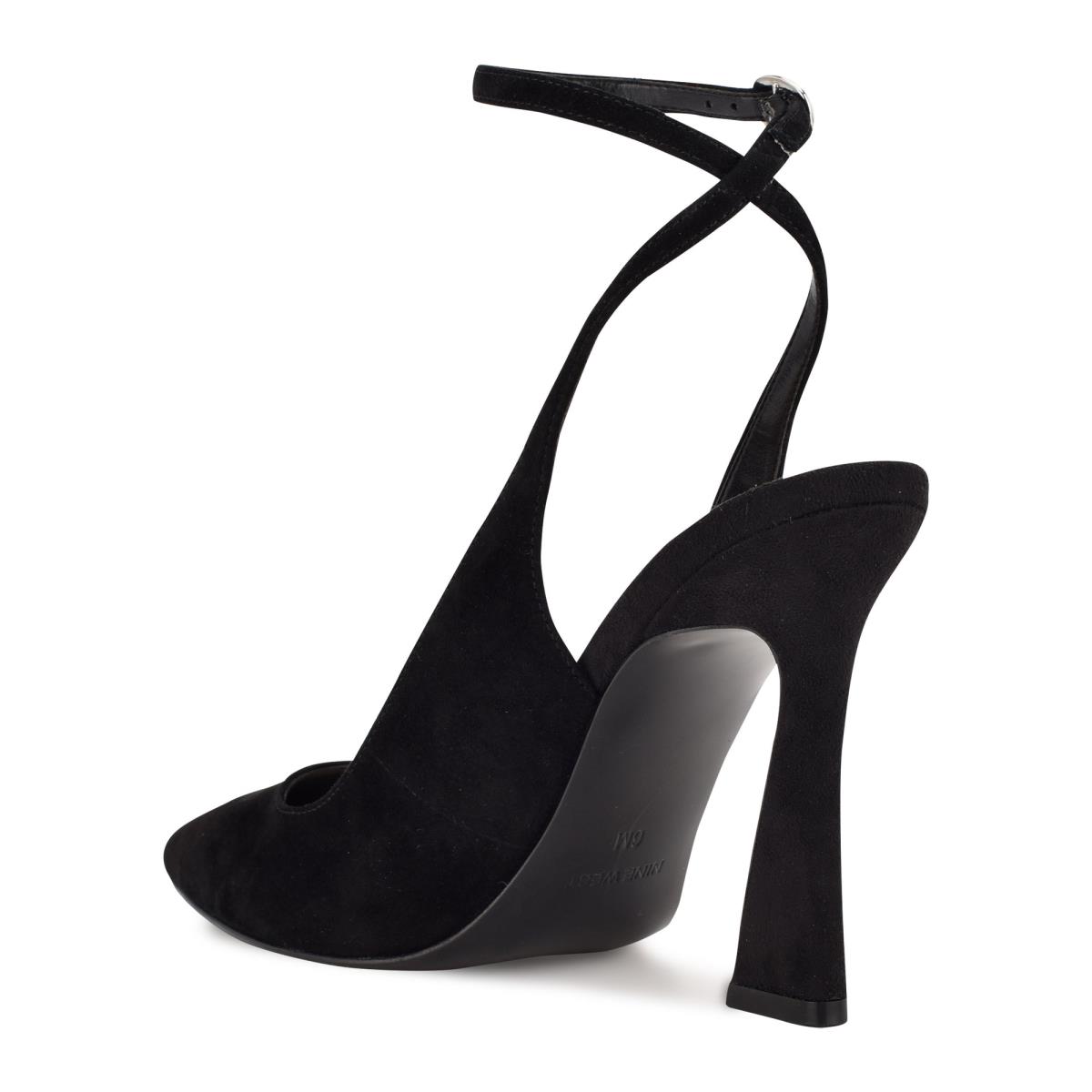 Nine West Tabita Ankle Strap Dress Negras | 6012LOKSI