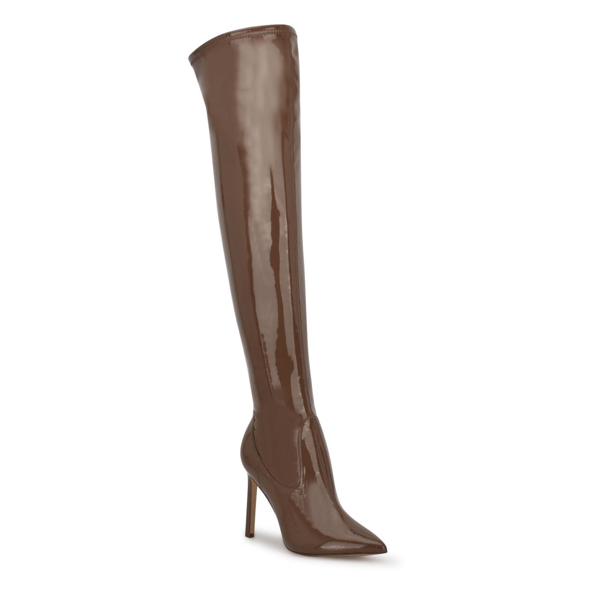 Nine West Tacy Over The Knee Marrones | 6751OMNGA