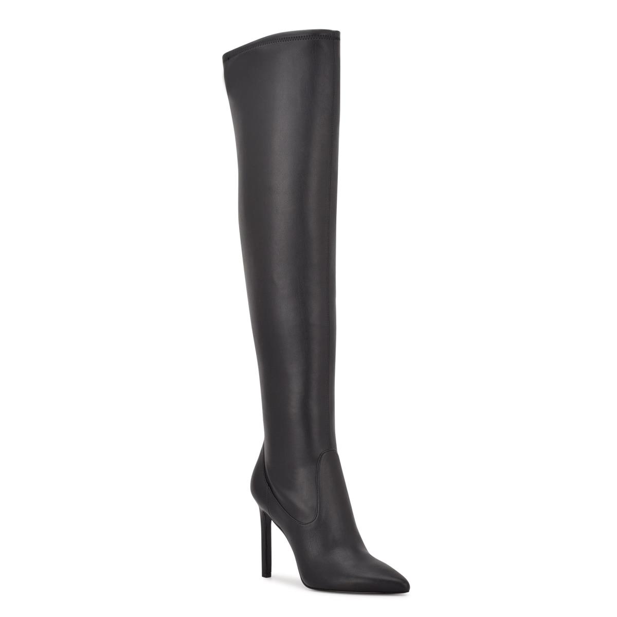 Nine West Tacy Over The Knee Negras | 4287NMWRT