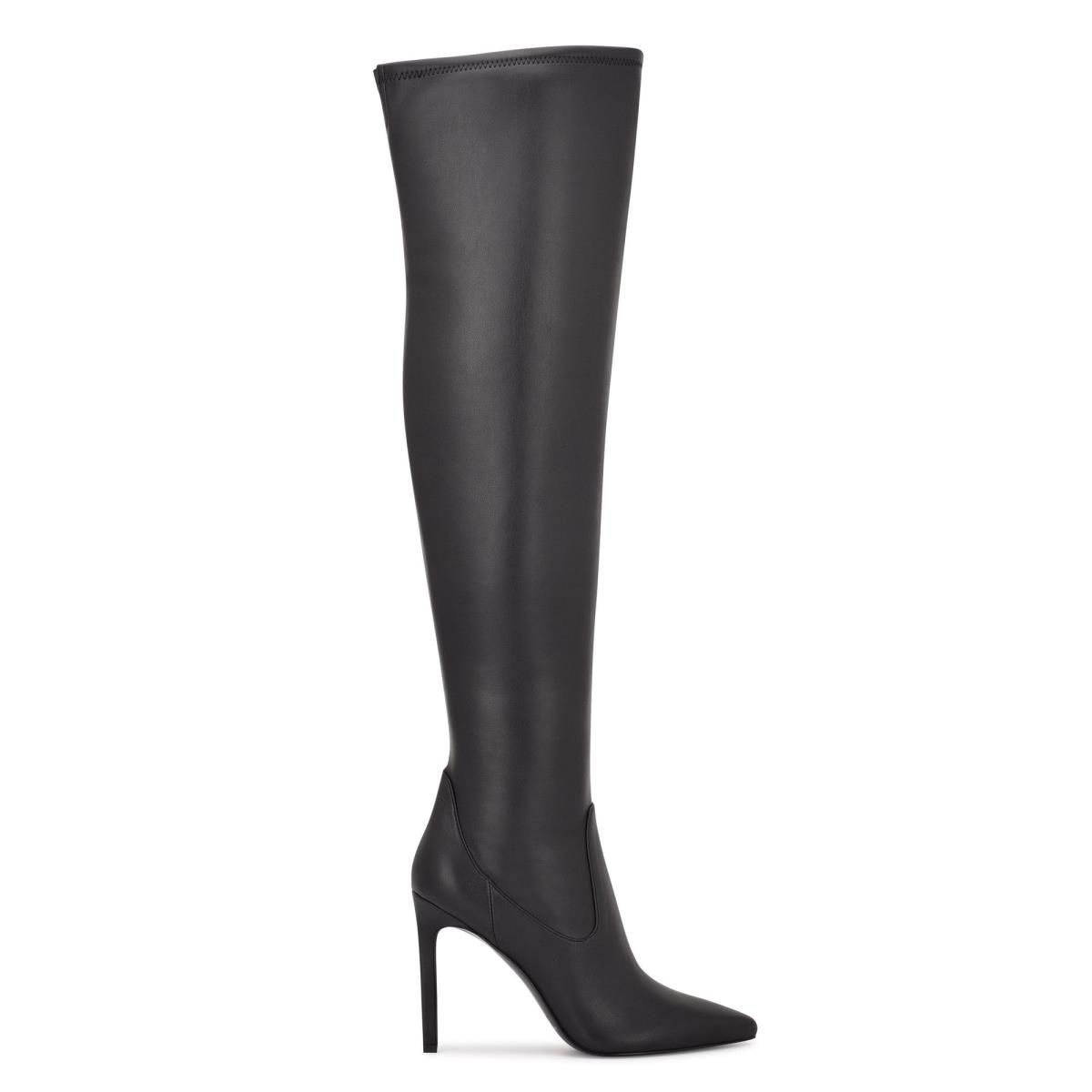 Nine West Tacy Over The Knee Negras | 4287NMWRT