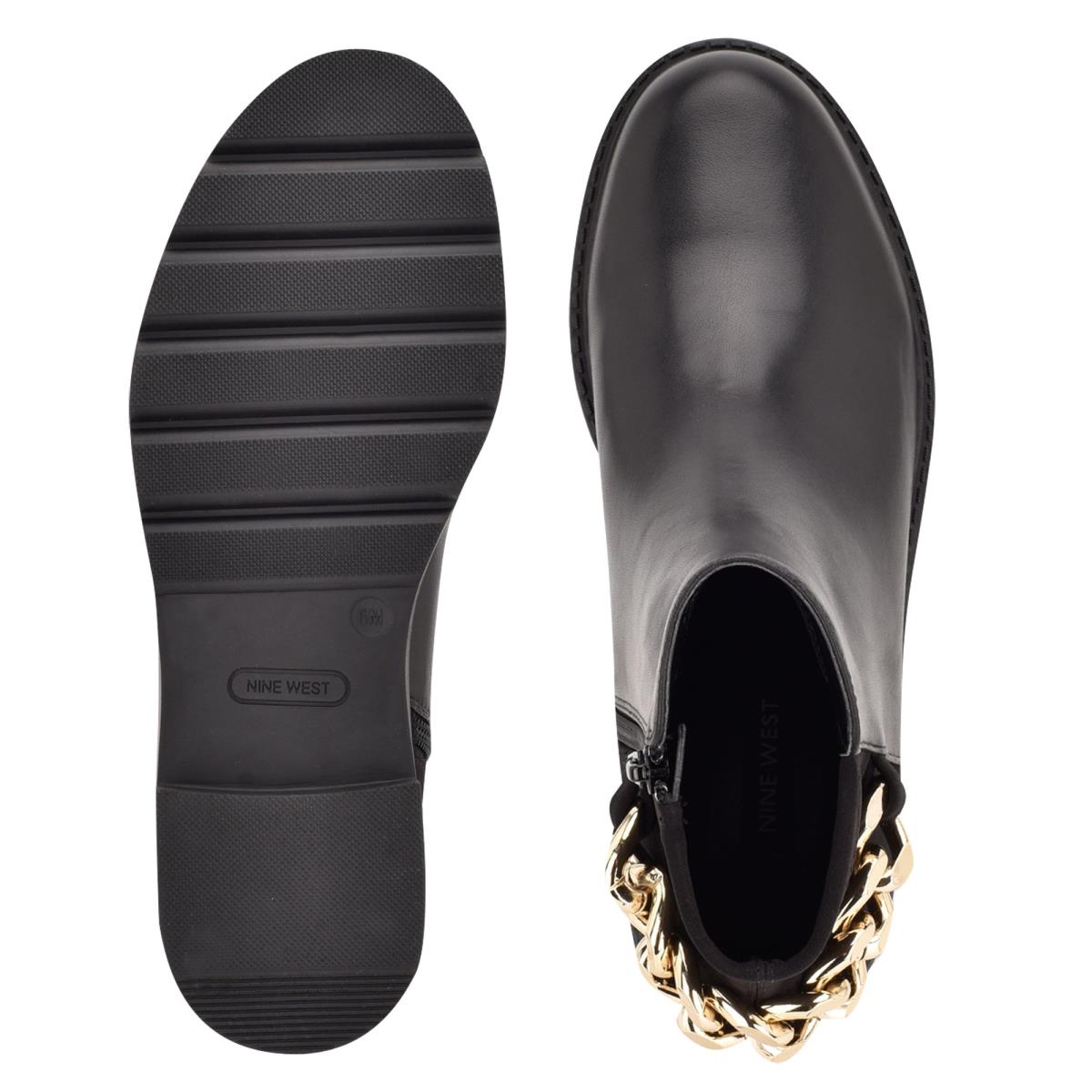 Nine West Talles Lug Sole Negras | 6150WFQYL