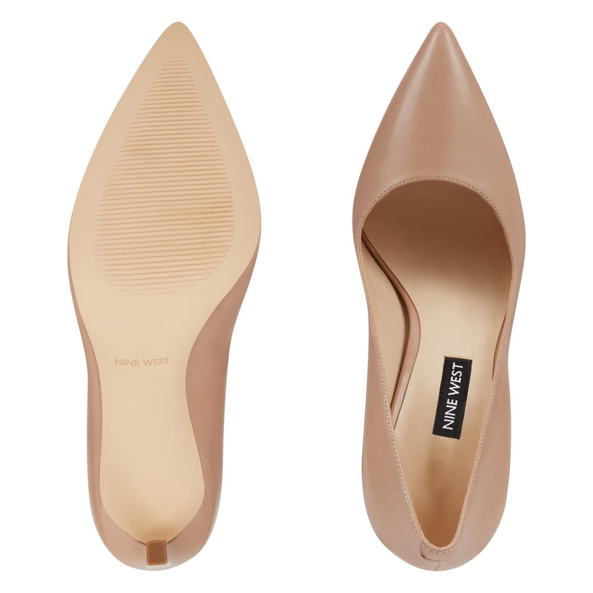 Nine West Tatiana Pointy Toe Beige | 6859LMNAJ