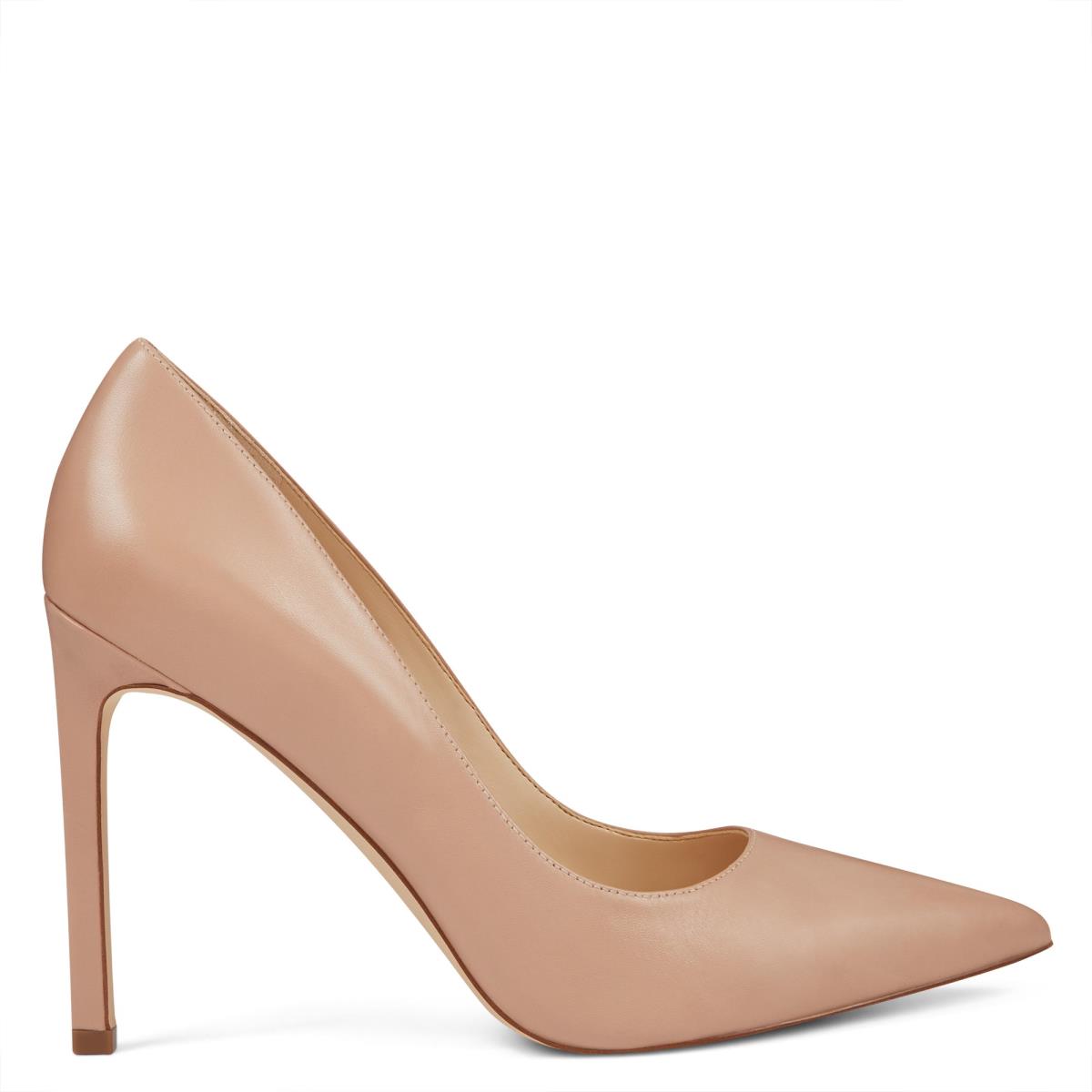 Nine West Tatiana Pointy Toe Beige | 6859LMNAJ