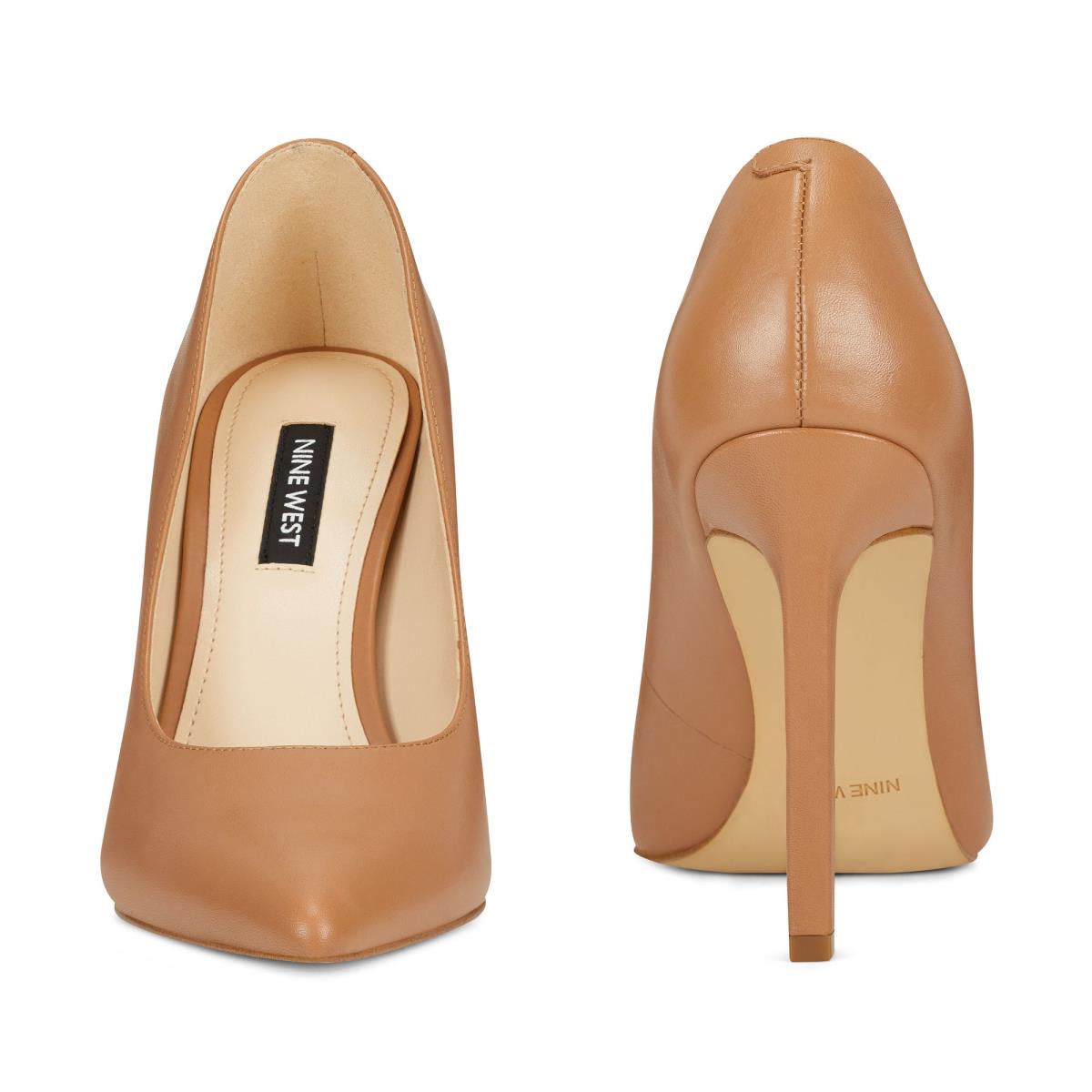 Nine West Tatiana Pointy Toe Beige | 6981MGZQV