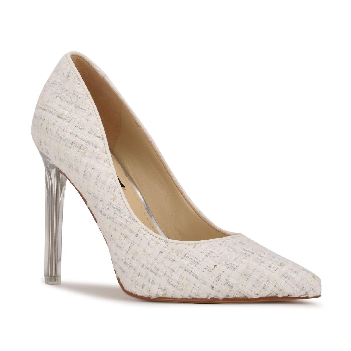 Nine West Tatiana Pointy Toe Blancas | 0926VPMHE