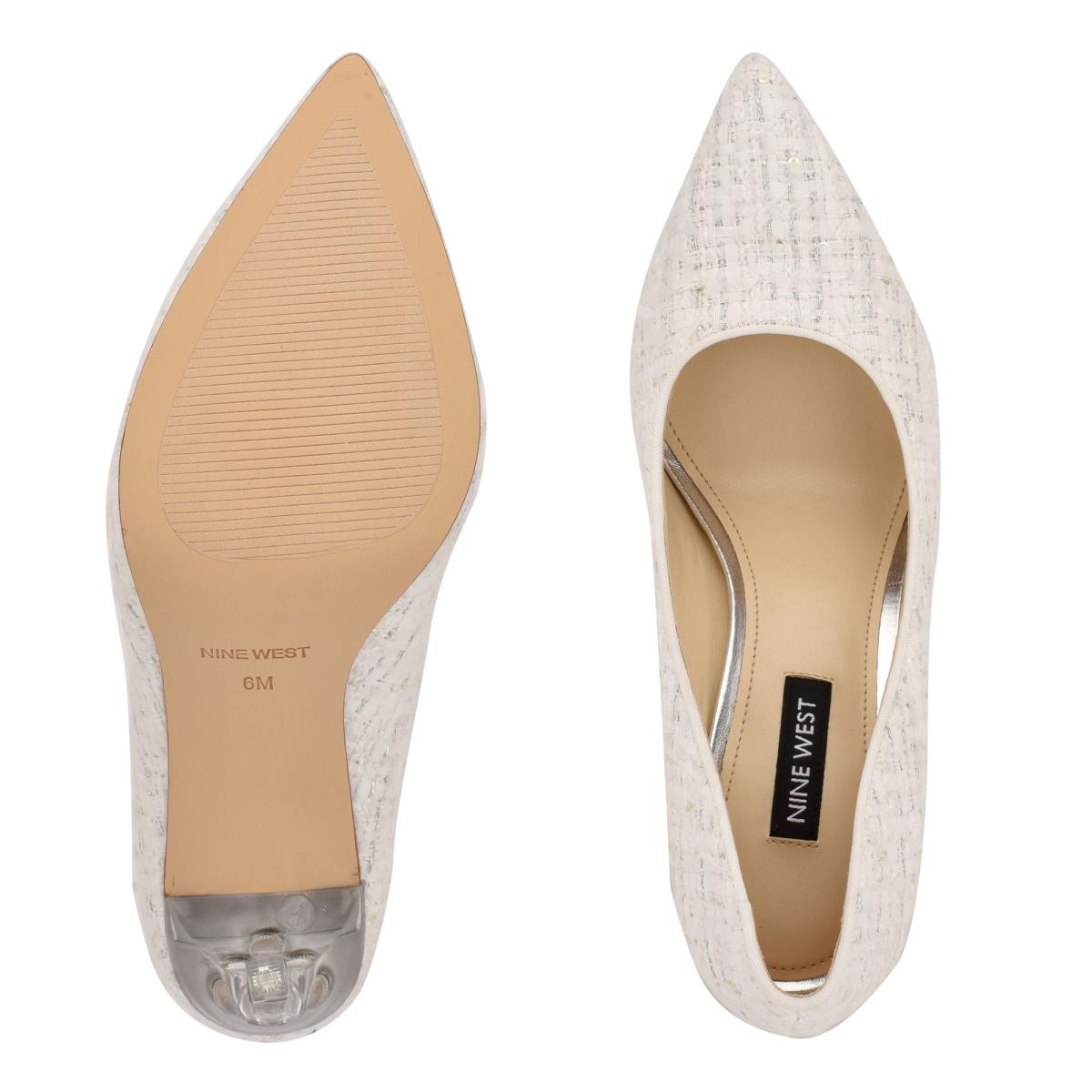 Nine West Tatiana Pointy Toe Blancas | 0926VPMHE