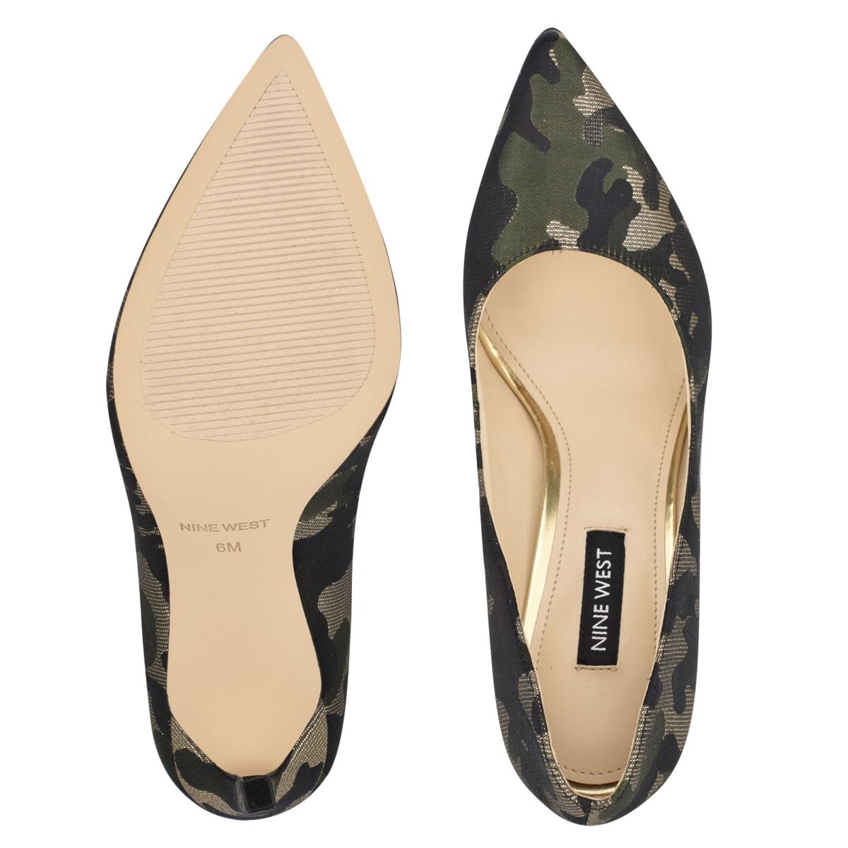 Nine West Tatiana Pointy Toe Camuflaje | 6935GMWKQ