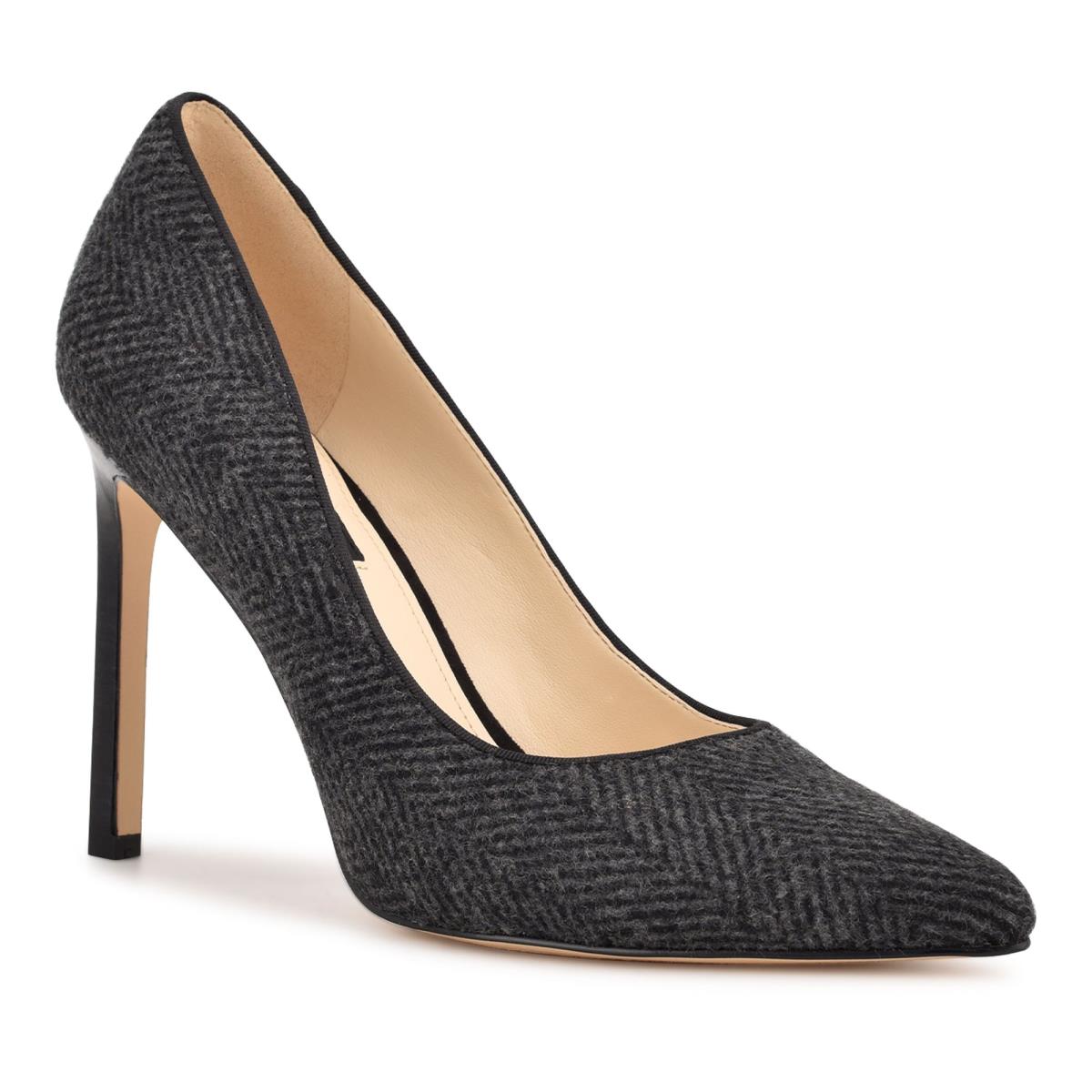 Nine West Tatiana Pointy Toe Gris Oscuro | 1740OYCQM