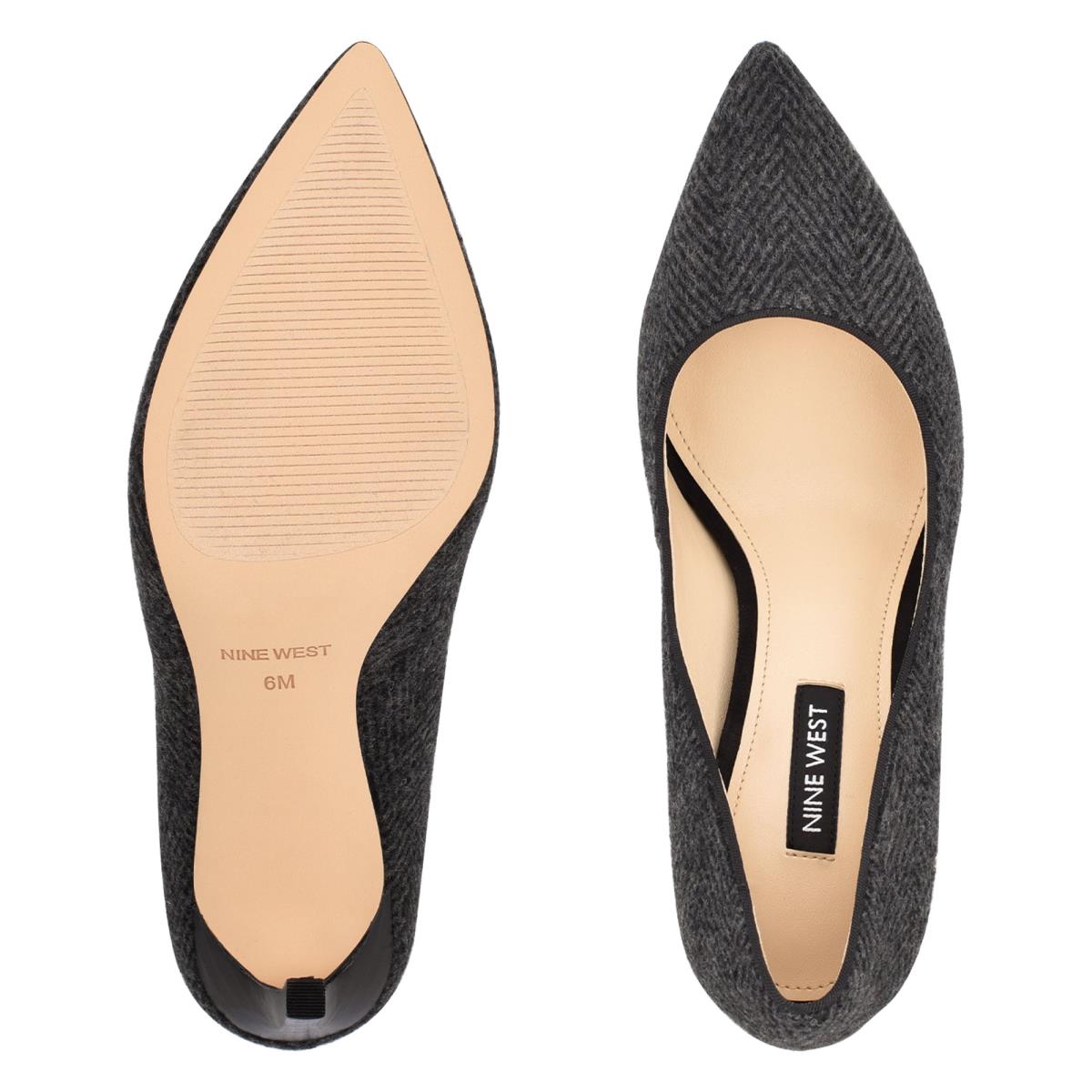 Nine West Tatiana Pointy Toe Gris Oscuro | 1740OYCQM