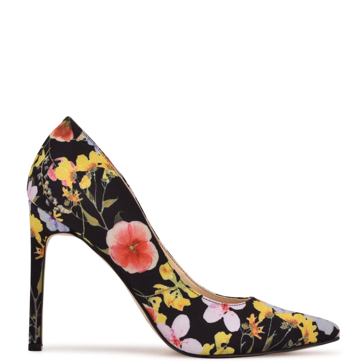 Nine West Tatiana Pointy Toe Negras Multicolor | 4537KVQWG