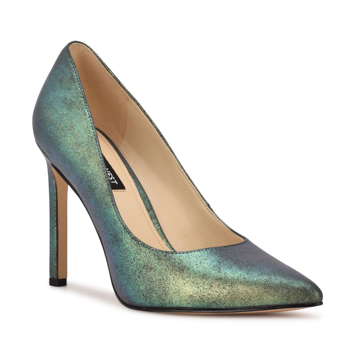 Nine West Tatiana Pointy Toe Verde | 6319QFJHN