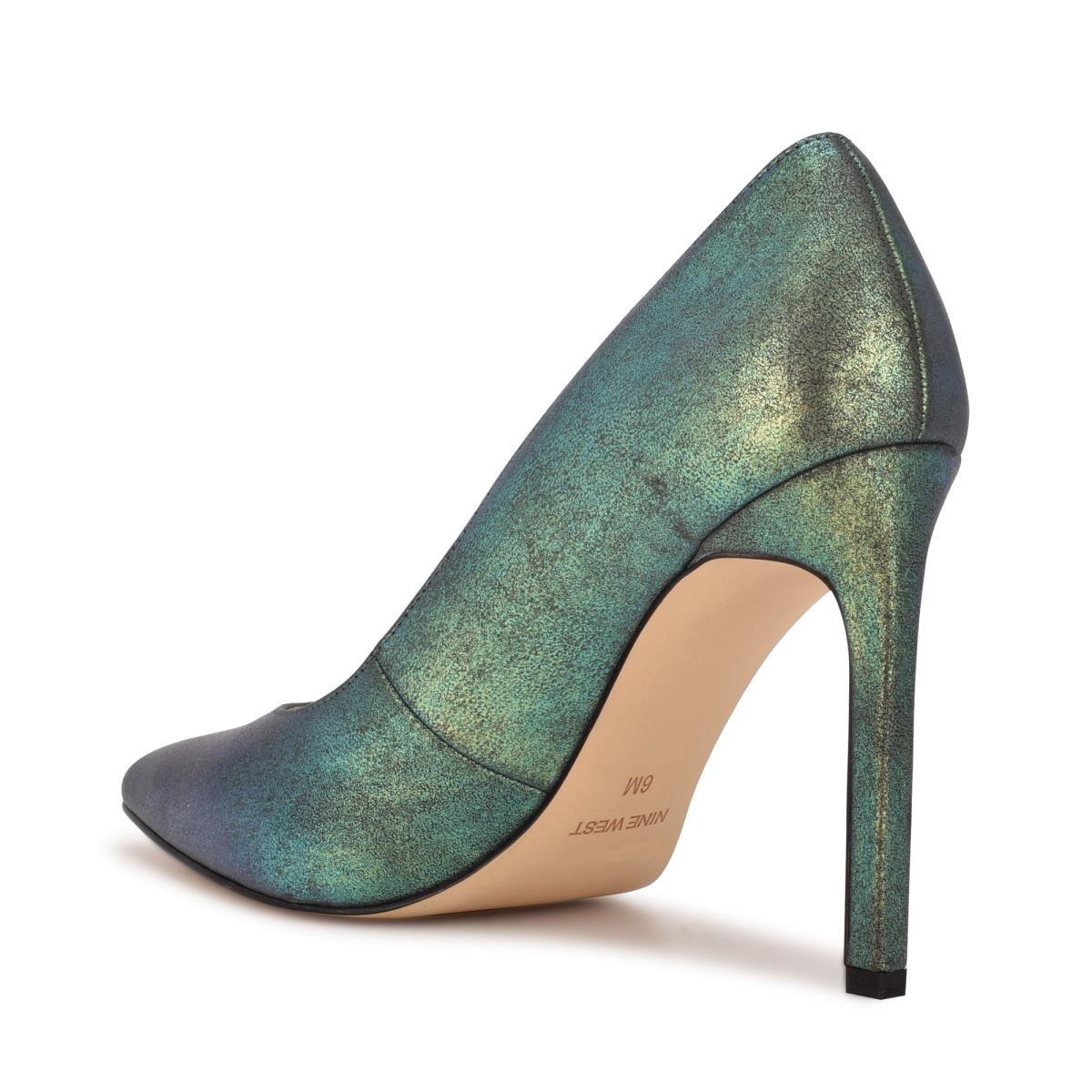 Nine West Tatiana Pointy Toe Verde | 6319QFJHN