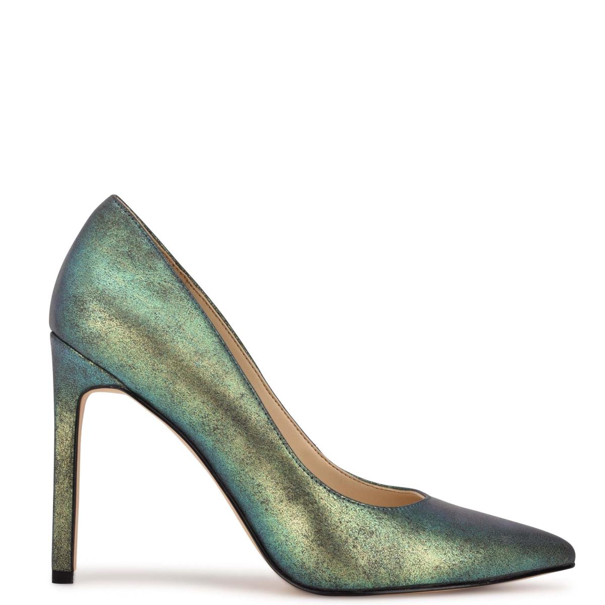 Nine West Tatiana Pointy Toe Verde | 6319QFJHN