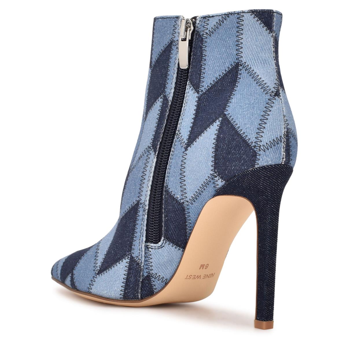 Nine West Tennon Dress Bootie Azules | 9875PQFWY