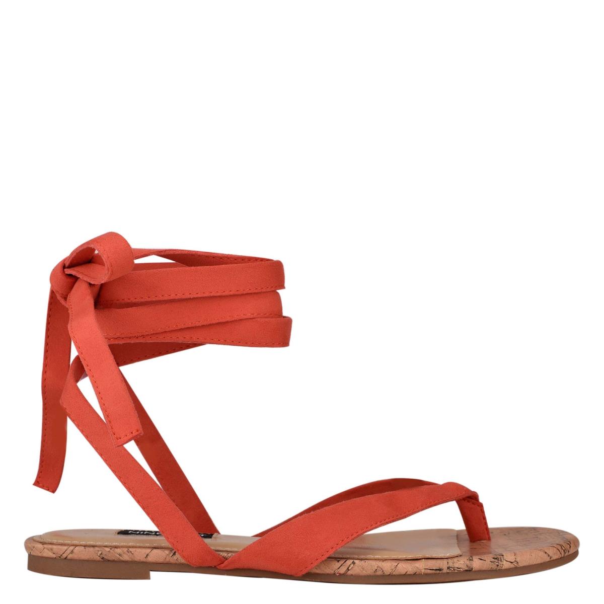 Nine West Tiedup Ankle Wrap Rojas | 1470RJLAC