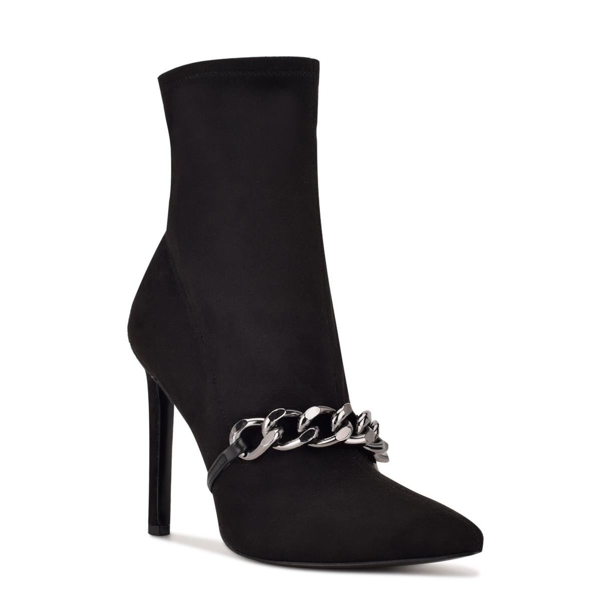 Nine West Timbaa Dress Bootie Negras | 0826GZVOM