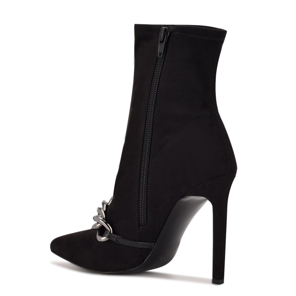 Nine West Timbaa Dress Bootie Negras | 0826GZVOM