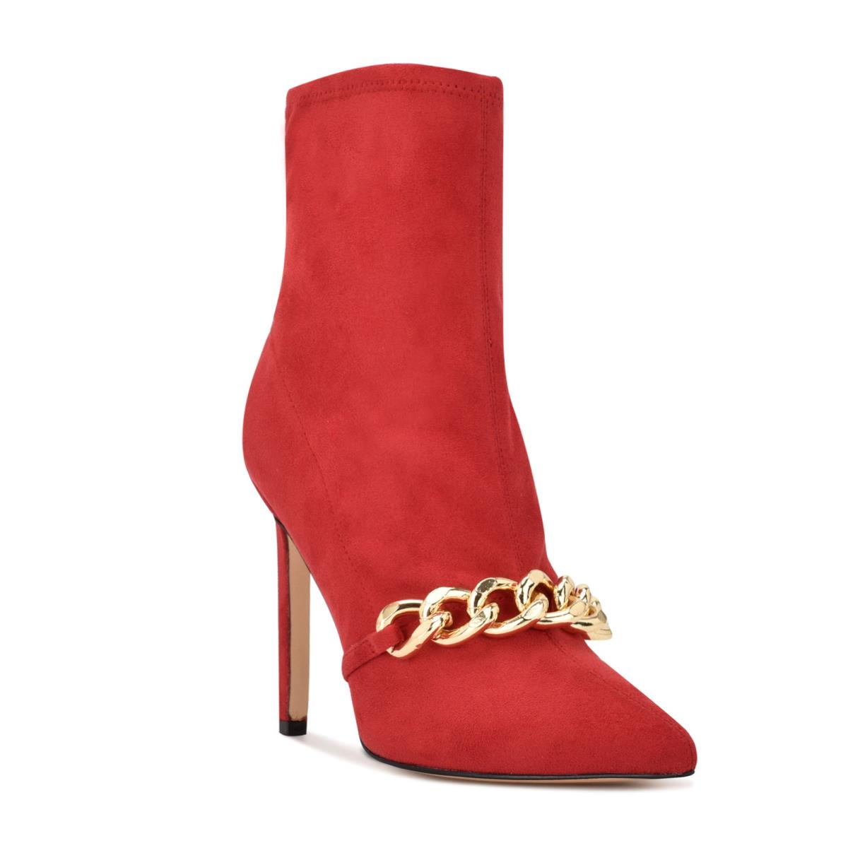 Nine West Timbaa Dress Bootie Rojas | 3791GBZSY