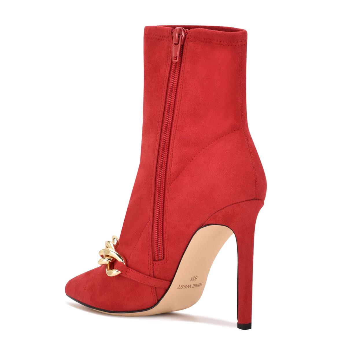 Nine West Timbaa Dress Bootie Rojas | 3791GBZSY