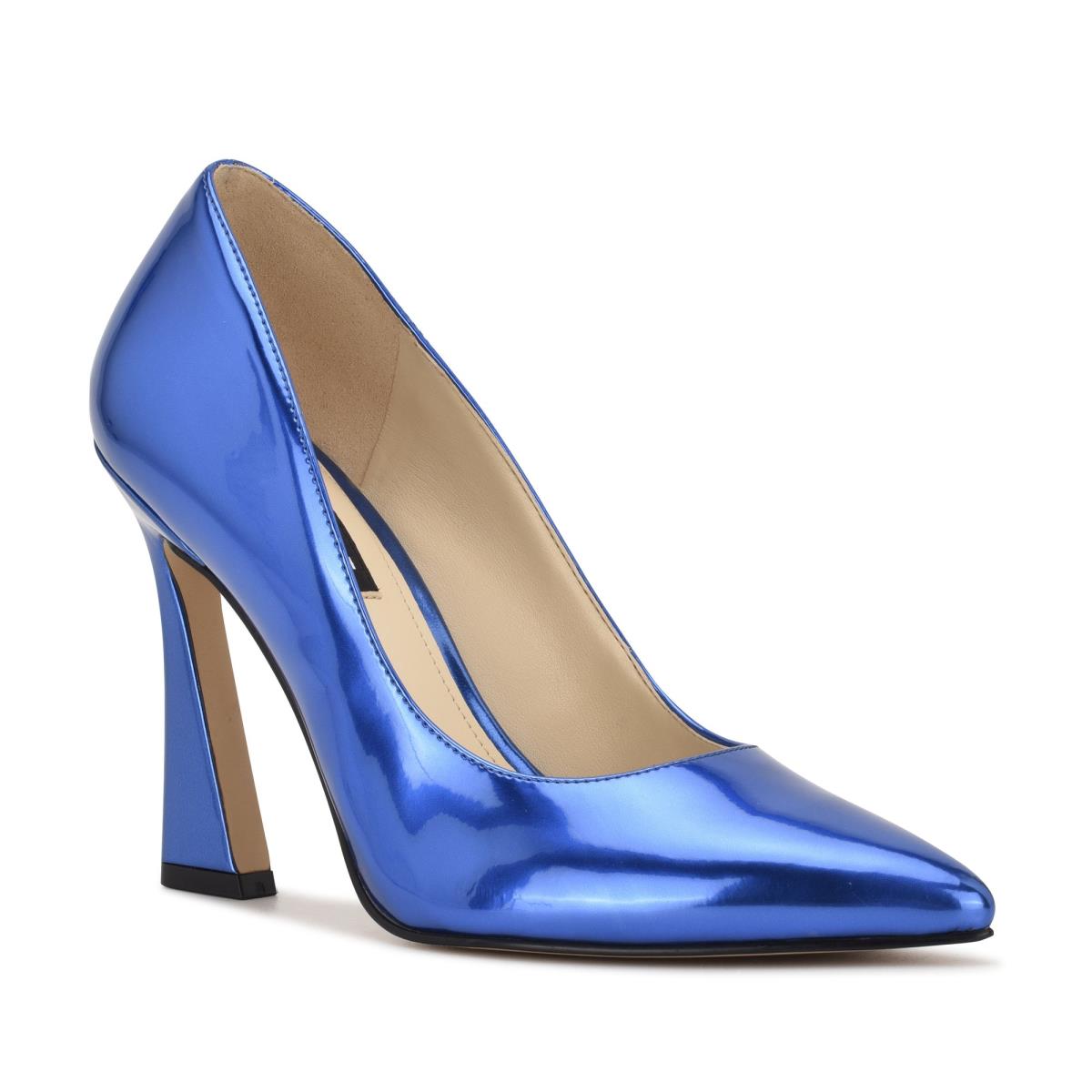 Nine West Trendz Pointy Toe Azules | 7432BYFIN