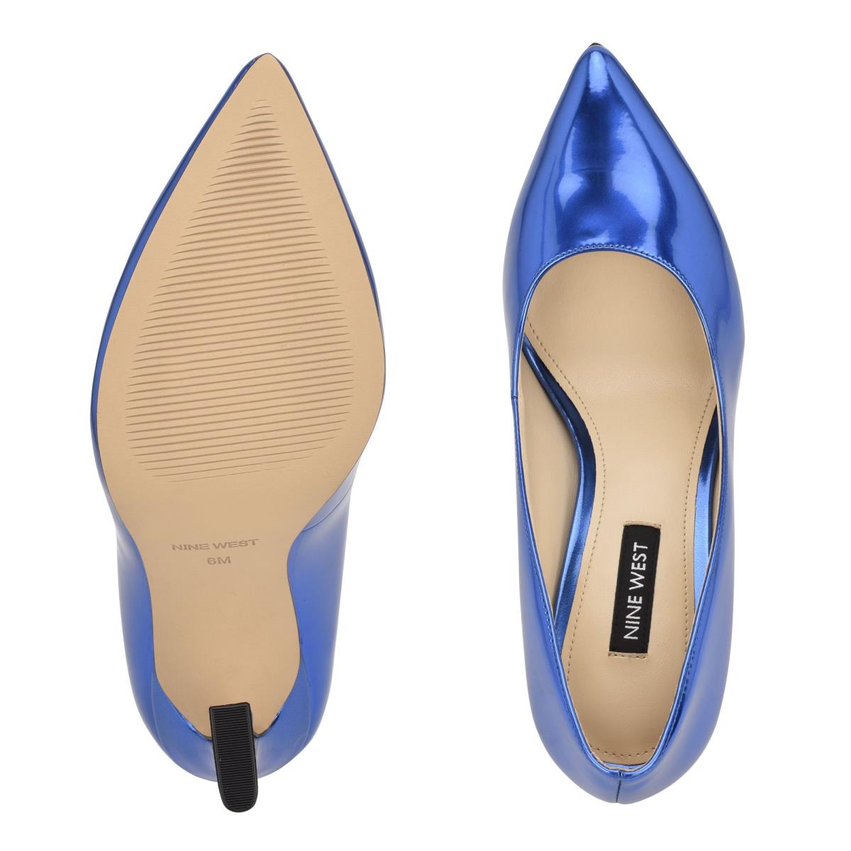 Nine West Trendz Pointy Toe Azules | 7432BYFIN