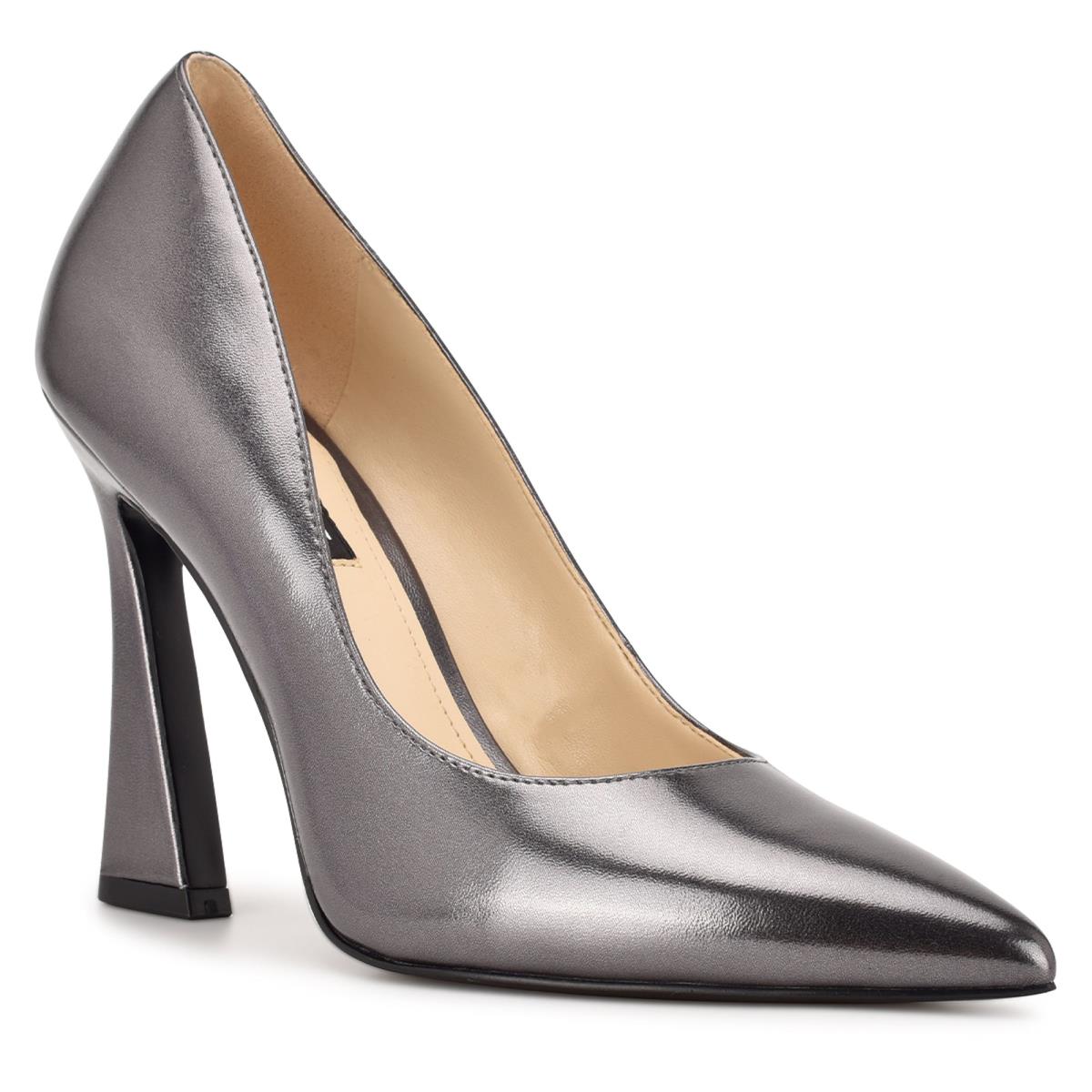 Nine West Trendz Pointy Toe Plateadas | 7952DIJQG